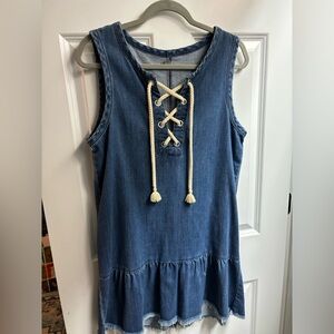 Aerie Blue Denim Dress